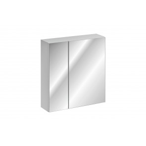 Tükrös fürdőszoba szekrény 60 cm  LEON WHITE  84-60-B-2D