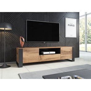 Design TV szekrény TREE wotan tölgy-antracit