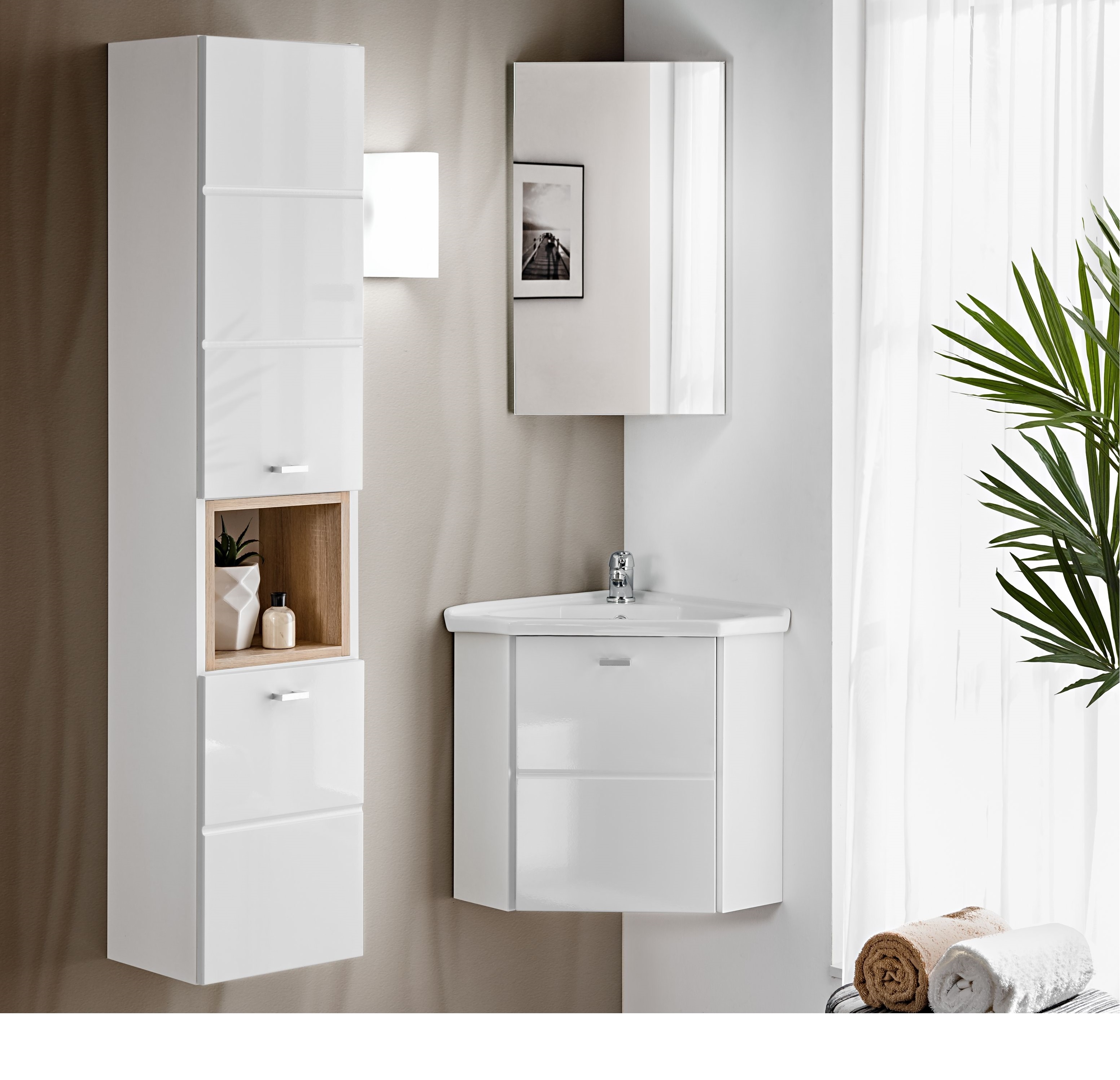 Fürdőszoba bútor - fehér - FRINGUELLO