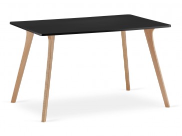 Asztal MONTI 120cm x 80cm - fekete