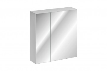 Tükrös fürdőszoba szekrény 60 cm  LEON WHITE  84-60-B-2D