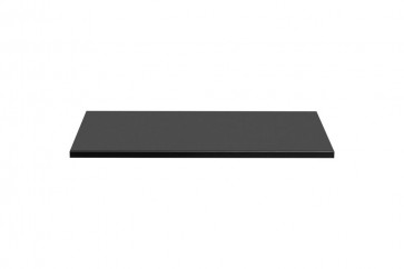 Asztallap Adele Black 80 cm - fekete matt