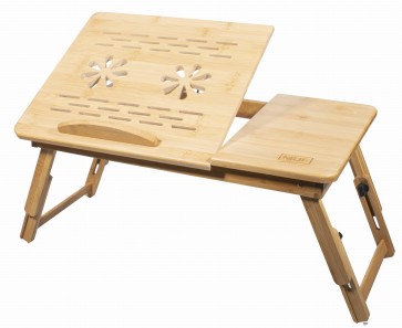 Laptop asztalka bambusz M