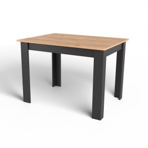 Asztal NP 120x80 Craft + fekete