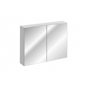 Tükrös fürdőszoba szekrény 90 cm LEON WHITE  84-60-B-2D