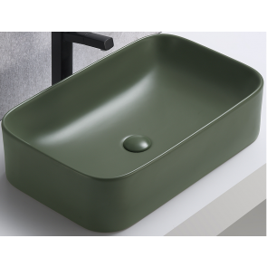 KAMA, pultra ültethető mosdókagyló ,MFG-60  -matt zöld
