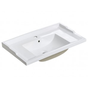 Mosdókagyló fürdőszoba szekrényhez (80) - fehér - IMPERIALE 